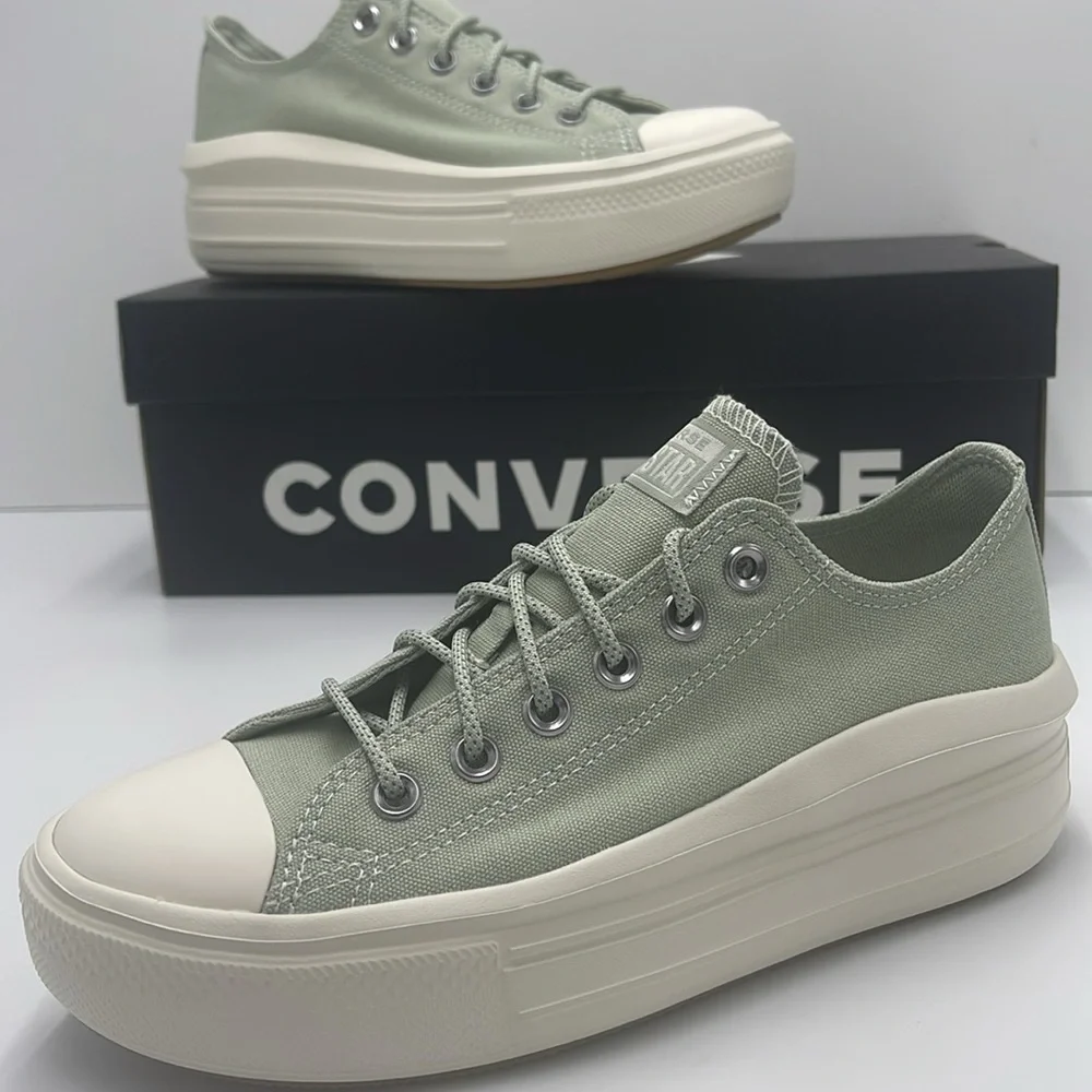 Converse WMNS A03558C CTAS MOVE OX SUMMIT SAGE/EGRET/SUMMIT PLATFORMS SNEAKERS